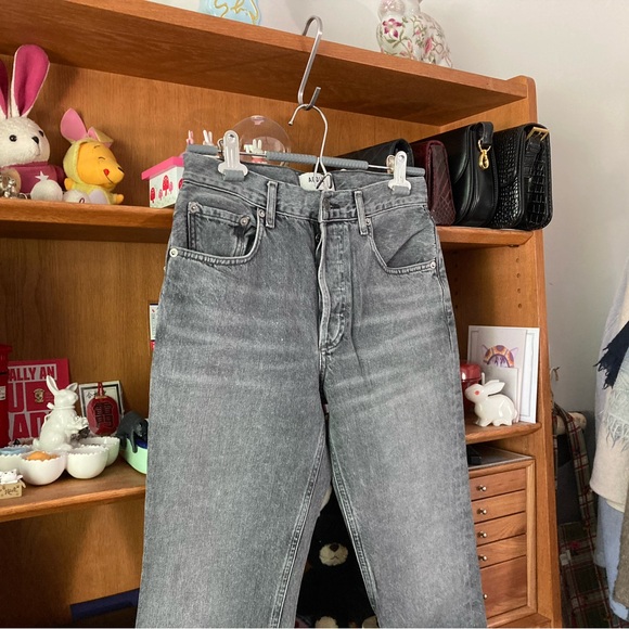 CLOSET CLOSING! Agolde Ripley high rise straight jeans - Picture 3 of 9